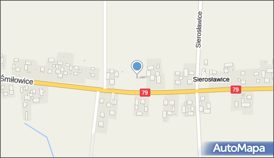 Trafostacja, DK 79, Sierosławice - Trafostacja