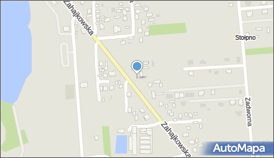 Trafostacja, DW 813, Zahajkowska, Międzyrzec Podlaski - Trafostacja