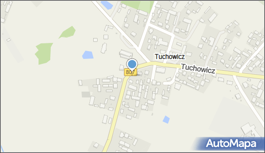 Trafostacja, DW 807, Tuchowicz - Trafostacja