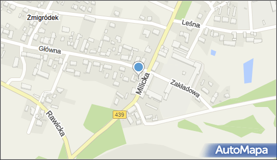 Trafostacja, DW 439, Żmigródek - Trafostacja