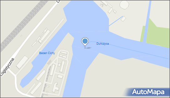 Ujście Kanału Przemysłowego do rz. Duńczyca, Logistyczna 70-608 - Ujście