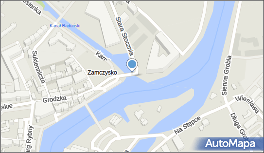 Ujście Kanału Raduńskiego do rz. Motława, Wapiennicza, Gdańsk 80-862 - Ujście