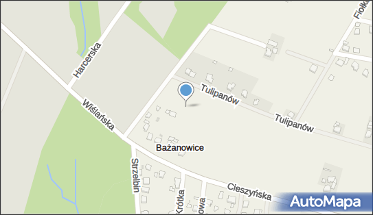 Uroczysko Podwałem, Tulipanów, Bażanowice 43-440 - Uroczysko