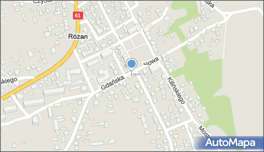 Sklep Spozywczo Warzywniczy, ul. Gdańska 1C, Różan 06-230 - Warzywno-owocowy - Sklep, NIP: 7571090738