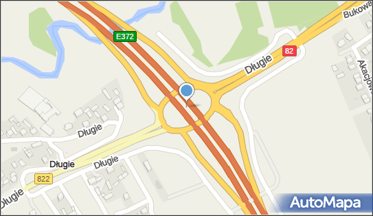 Węzeł 13 Lublin Tatary, S12, S17, DK82, Dw822, E372, Długie - Węzeł drogowy