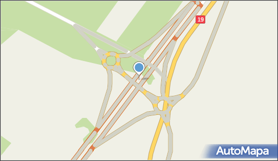 Węzeł 13 Zabłudów, S19 x DK19, Deniski - Węzeł drogowy