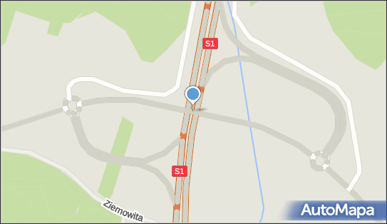 Węzeł 18 Lędziny, Ziemowita, Lędziny 43-144 - Węzeł drogowy