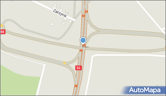 Węzeł 19 Bieruń, Zarzyna, Bieruń 43-155 - Węzeł drogowy