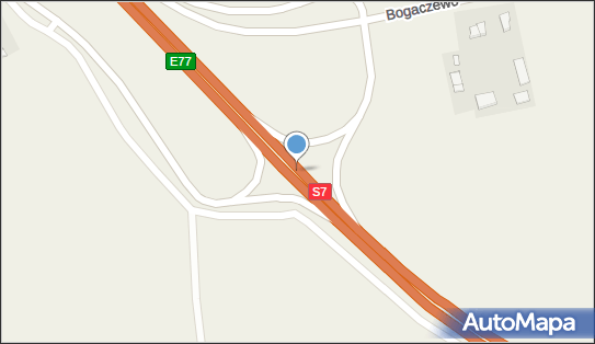 Węzeł 22 Bogaczewo, Bogaczewo, Bogaczewo 82-300 - Węzeł drogowy