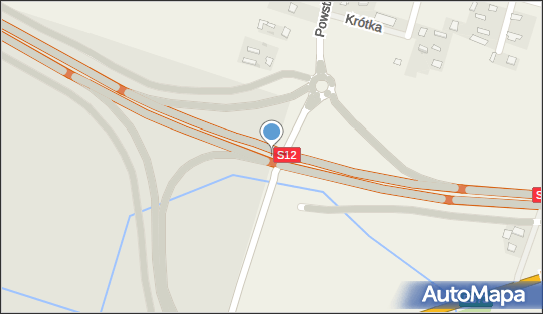 Węzeł 24 Chełm Wschód, Powstańców Styczniowych, Srebrzyszcze 22-100 - Węzeł drogowy