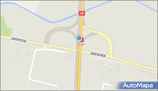 Węzeł 25 Międzyrzec Podlaski Południe, DK19 x DW806 - Węzeł drogowy