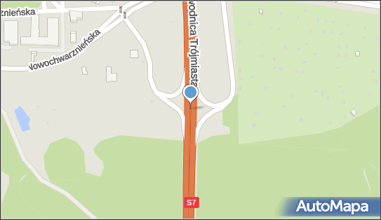 Węzeł 3 Gdynia Chwarzno, Obwodnica TrójmiastaS7, Gdynia 81-583 - Węzeł drogowy