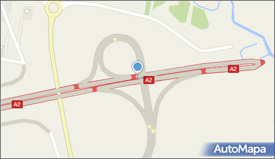 Węzeł 43 Biała Podlaska, A2 x DW811, Cicibór Duży - Węzeł drogowy