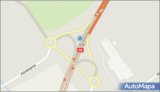 Węzeł 45 Lębork Wschód, S6, DK6, E28, Lębork - Węzeł drogowy