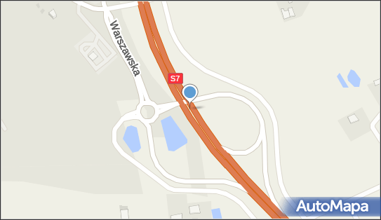 Węzeł 50 Płońsk, S7, E77, Płońsk - Węzeł drogowy