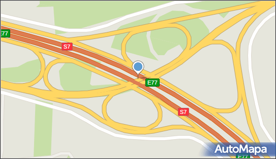 Węzeł 56 Modlin, S7, DK62, E77, Zakroczym - Węzeł drogowy