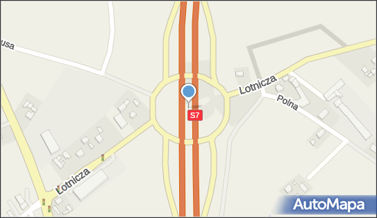 Węzeł 6 Miszewo, S7, E28, Miszewo 80-297 - Węzeł drogowy