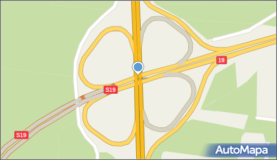 Węzeł 7 Białystok Północ, S19 x DK8, Sochonie - Węzeł drogowy