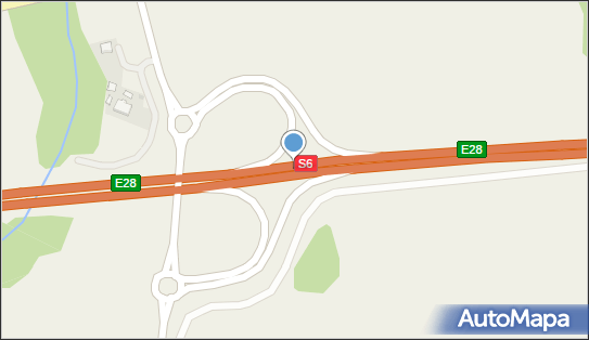 Węzeł Borkowice - Zjazd nr 20, S6, DK11, E28, Borkowice - Węzeł drogowy