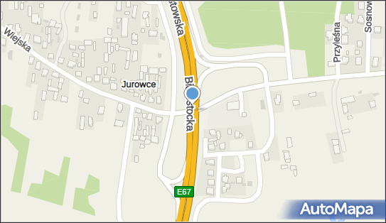 Węzeł Jurowce, Wasilkowska, Jurowce 16-010 - Węzeł drogowy