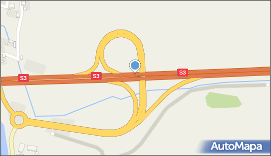 Węzeł Kamienna Góra Północ - Zjazd nr 55, S3, DK5, E65 - Węzeł drogowy