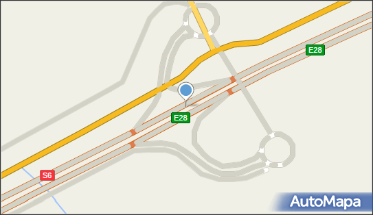 Węzeł Karwice - Zjazd nr 29, S6, DK37, E28, Karwice - Węzeł drogowy