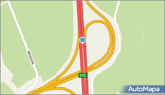 Węzeł Nowe Marzy - Zjazd nr 7/1, A1, S5, DK91, E75, E261, Mniszek - Węzeł drogowy