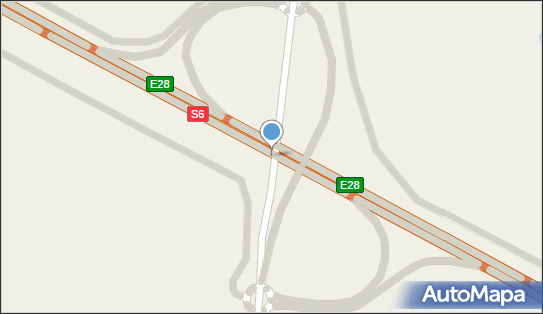 Węzeł Rzechcino - Zjazd nr 41, S6, E28, Rzechcino - Węzeł drogowy