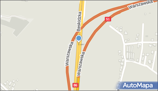 Węzeł Tychy - Wartogłowiec, Beskidzka86, Tychy 43-100 - Węzeł drogowy