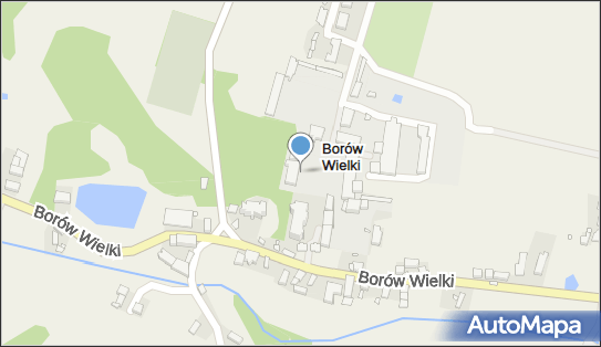 Kościół św. Wawrzyńca, Borów Wielki, Borów Wielki 67-125 - Zabytek sakralny