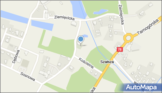 Kościół zabytkowy XVI w drewniany, Ziemięcicka 4C, Szałsza 42-677 - Zabytek sakralny