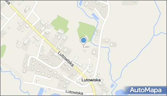 Ruiny - Synagoga kahalna w Lutowiskach, Lutowiska, Lutowiska 38-713 - Zabytek sakralny