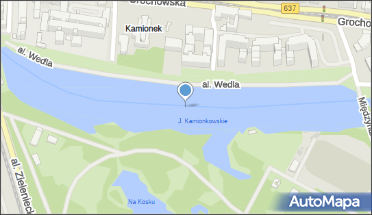 jez. Kamionkowskie, Aleja Wedla Emila, Warszawa 03-822 - Zbiornik wodny