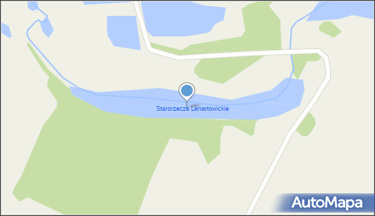 jez. Starorzecze Lenartowskie, Lenartowice, Lenartowice 55-330 - Zbiornik wodny