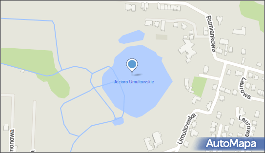 Jezioro Umultowskie, Słonecznikowa, Poznań 61-680 - Zbiornik wodny
