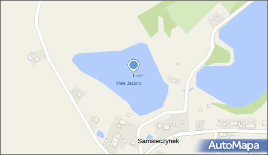 Małe Jezioro, Samsieczynek, Samsieczynek 89-115 - Zbiornik wodny