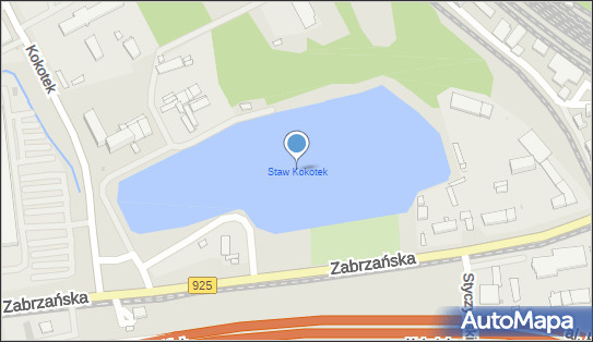 staw Kokotek, Zabrzańska, Ruda Śląska 41-700, 41-709 - Zbiornik wodny