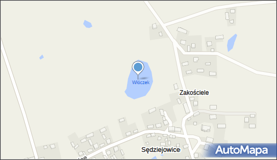 staw Włóczek, Sędziejowice, Sędziejowice 26-020 - Zbiornik wodny