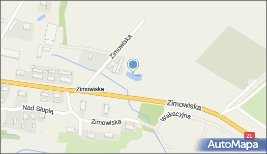 staw, Zimowiska, Zimowiska 76-270 - Zbiornik wodny