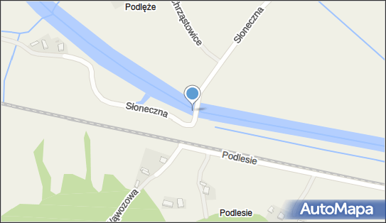 Most drogowy [4,2WWŻ]- Kanał Łączański [2,0], Chrząstowice 34-114 - Znak żeglugowy