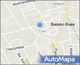 Bielsko-Biała.Cieszyńska street