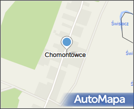 Chomontowce wjazd