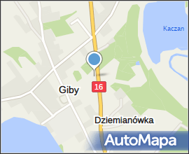 Giby - kościół krzyż-1