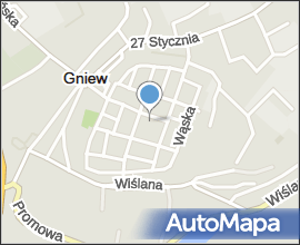Gniew, Plac Grunwaldzki, přechod