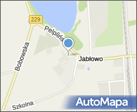 Jabłowo, náves