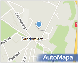 Jozef Szermentowski Widok Sandomierza od strony Wisly