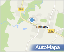 Smolany domy przy kosciele