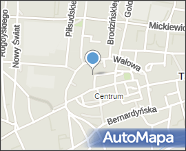 Tarnów, centrum města, malba na budově náboženské školy