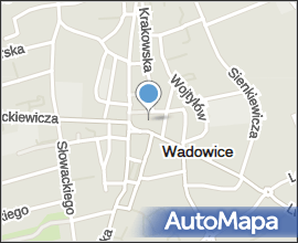 Wadowice, fontanna na rynku