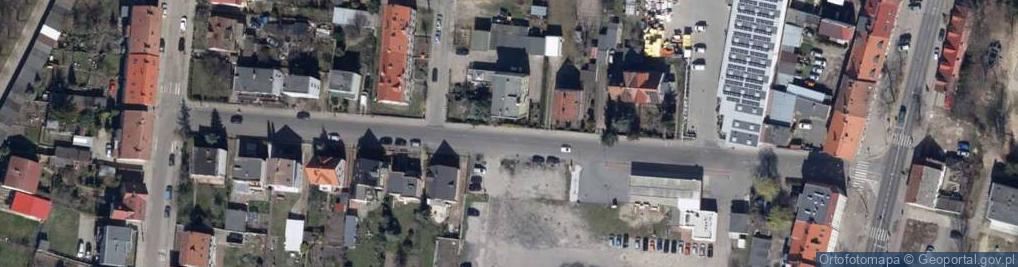 Zdjęcie satelitarne Action - Słubice